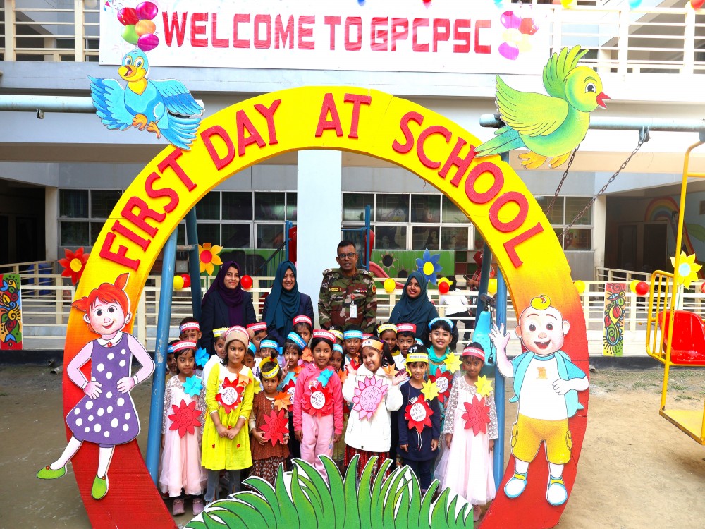 "First Day at School" celebration of Nursery and KG Class