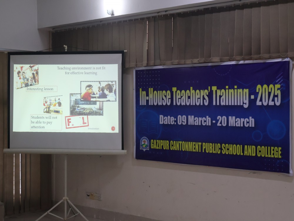 In House Teachers Training 2025